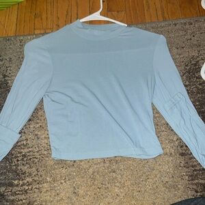 Blue mock neck, size small